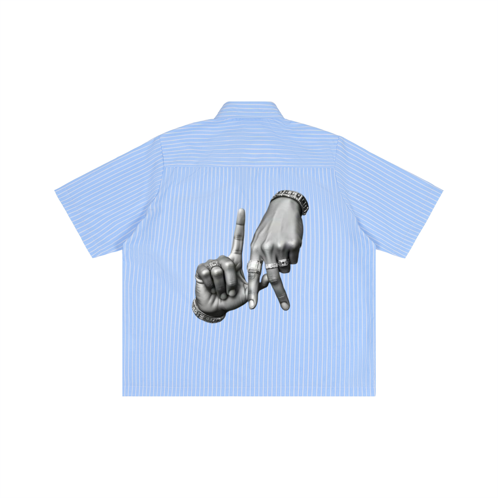 LA Striped Boxy Shirt