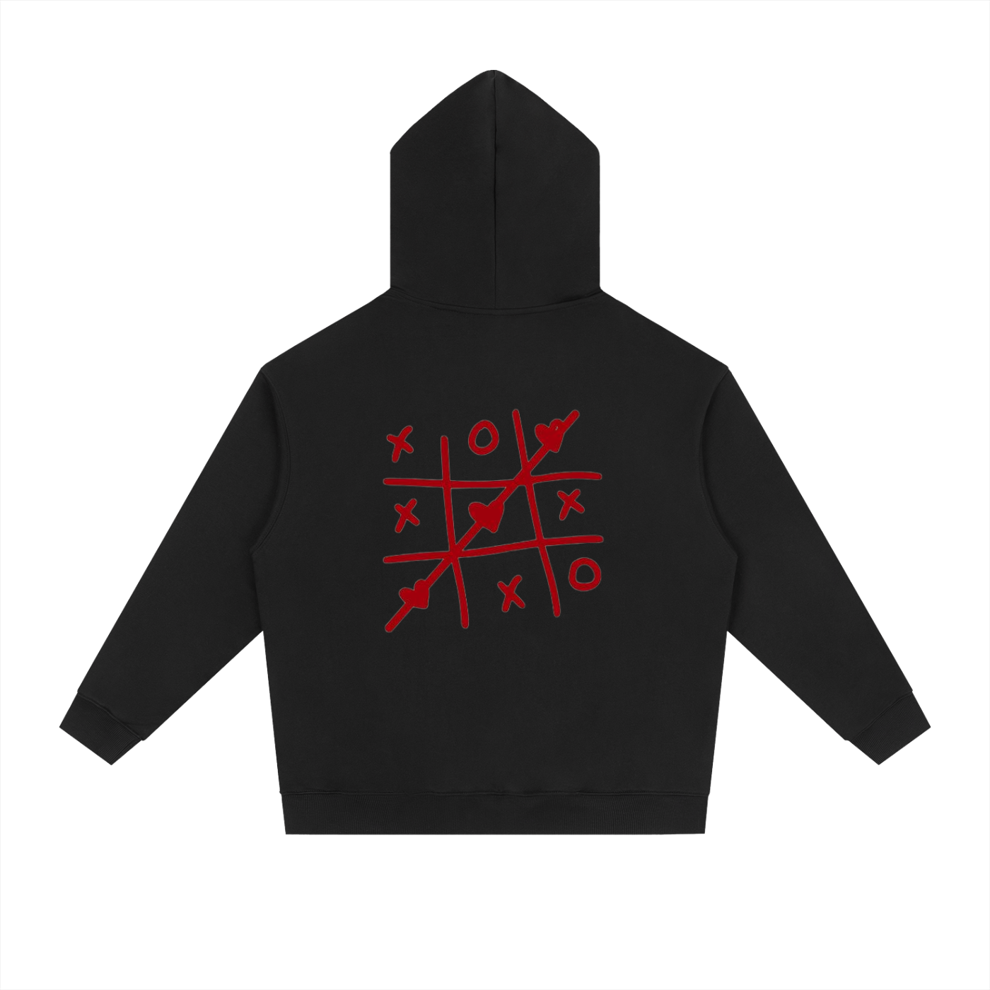 Tic Tac Toe Heavyweight Drop-Shoulder Hoodie