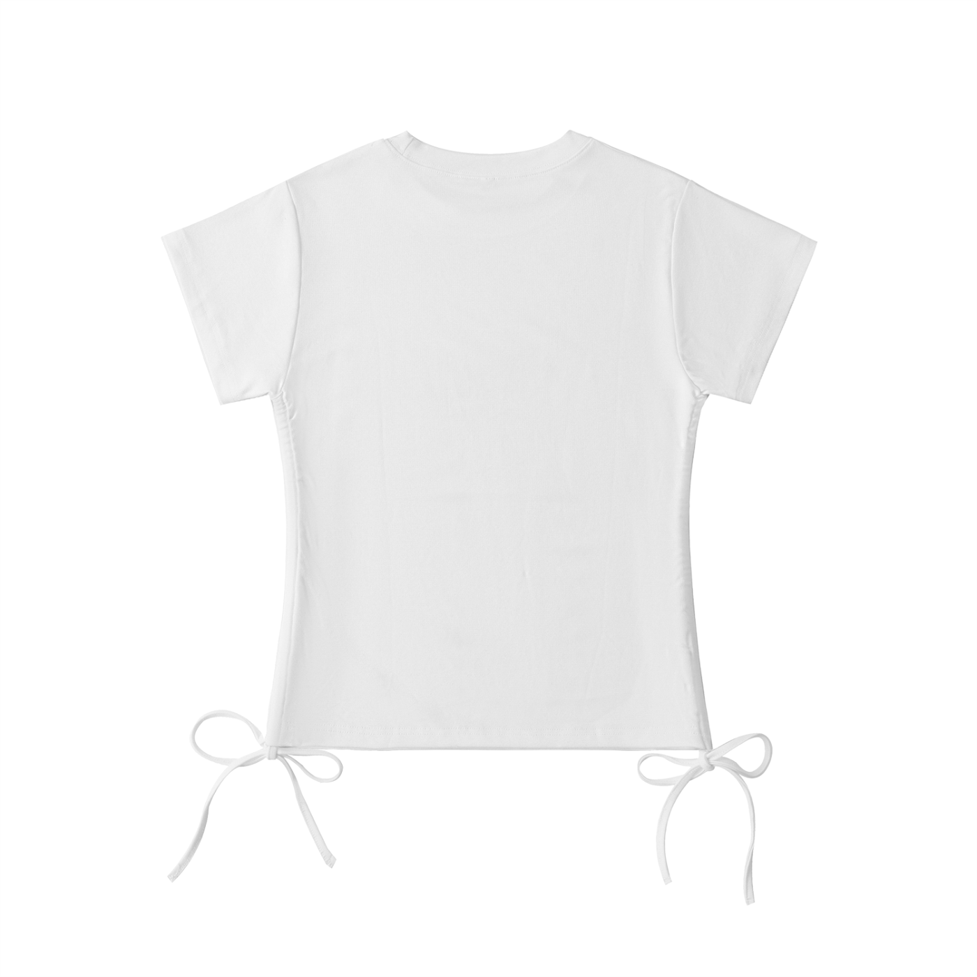 Romantic Material Drawstring T-Shirt