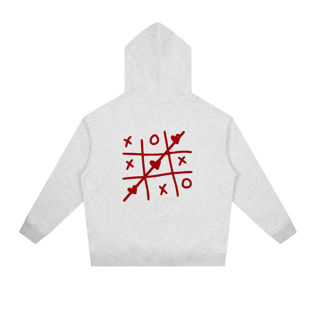 Tic Tac Toe Heavyweight Drop-Shoulder Hoodie