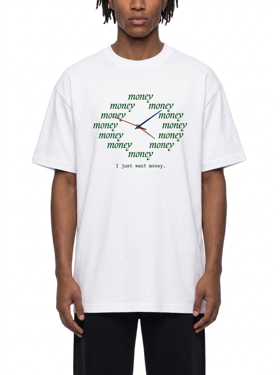 Time is Money Oversized T-Shirt