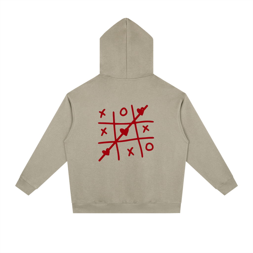 Tic Tac Toe Heavyweight Drop-Shoulder Hoodie