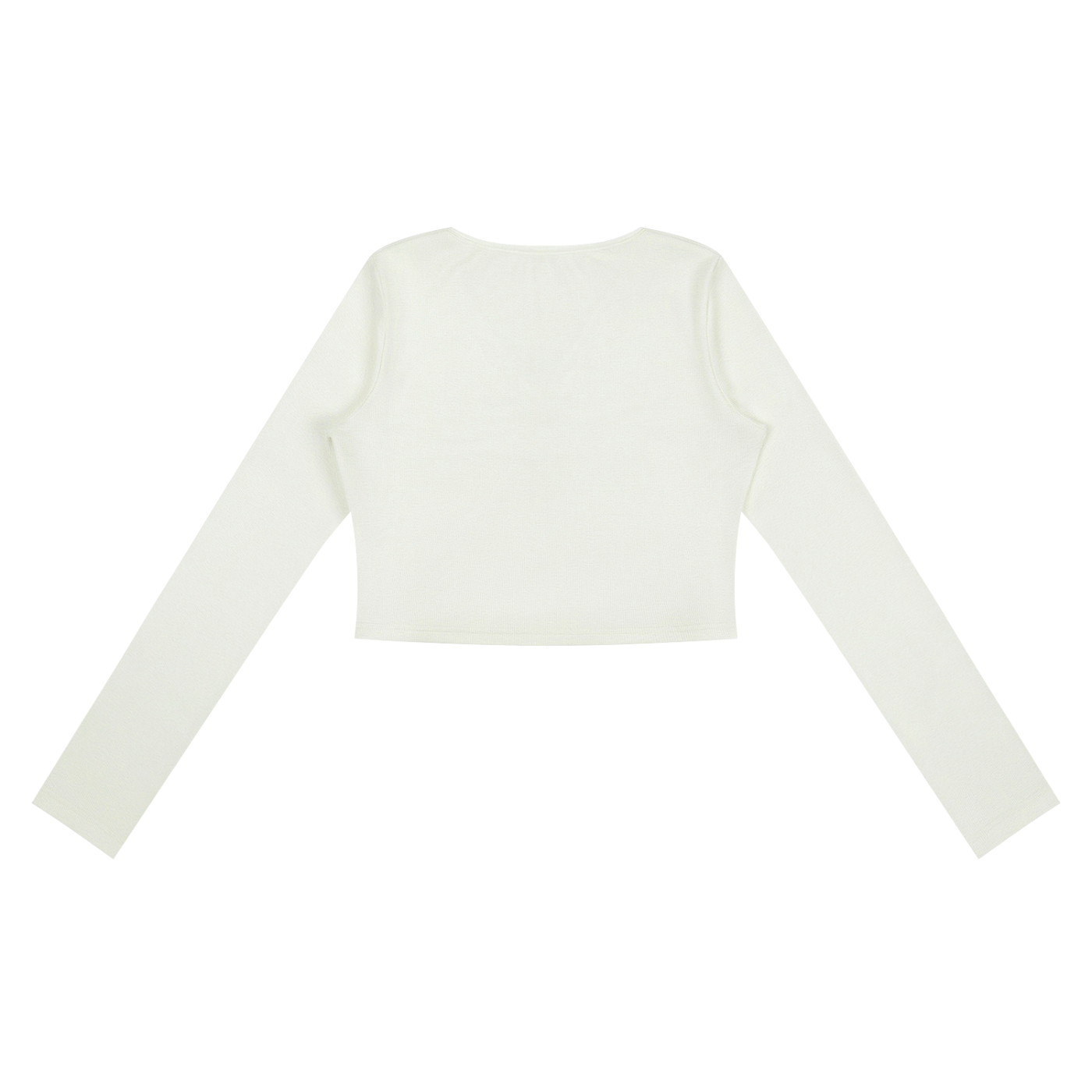 Ruched Long Sleeve Crop T-Shirt