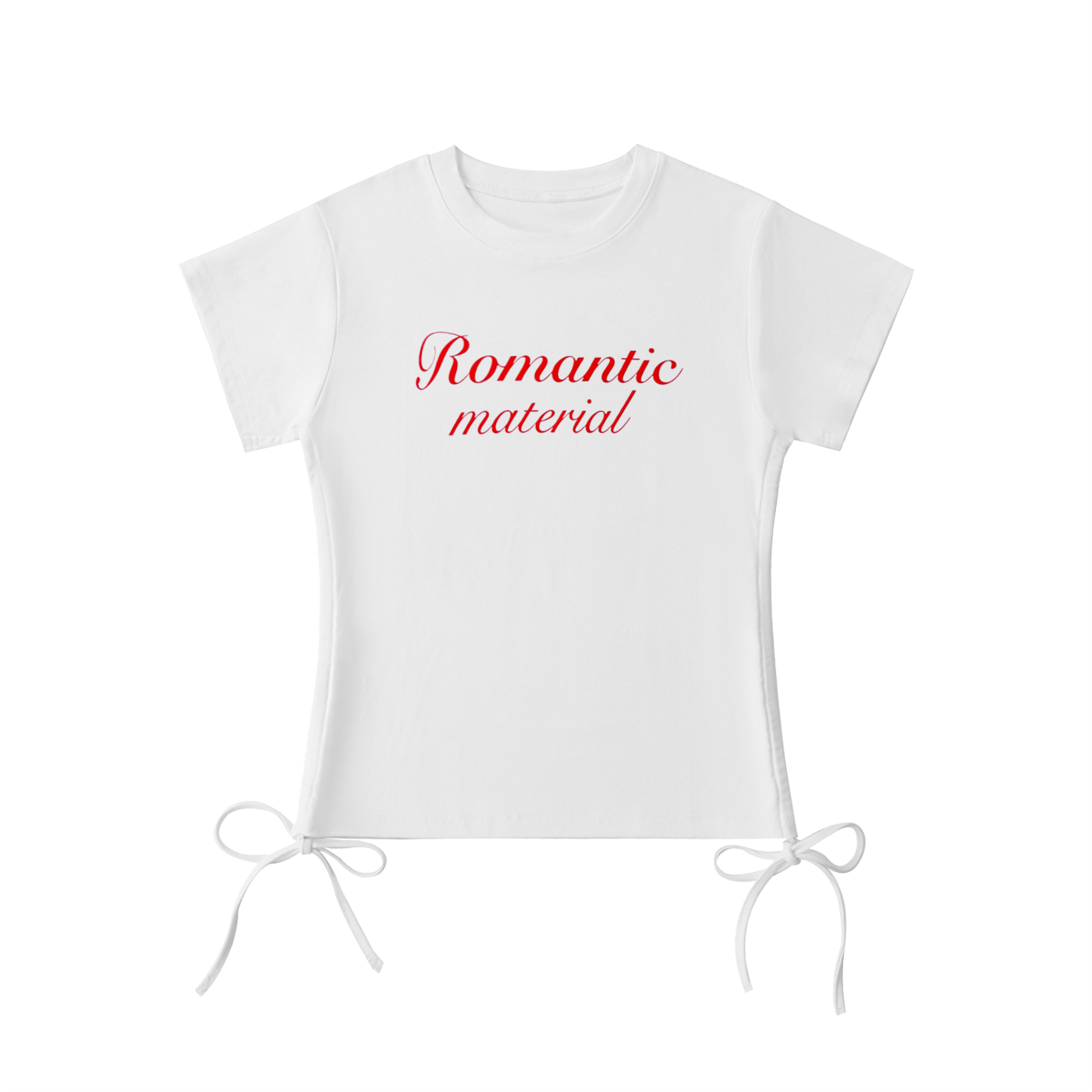 Romantic Material Drawstring T-Shirt