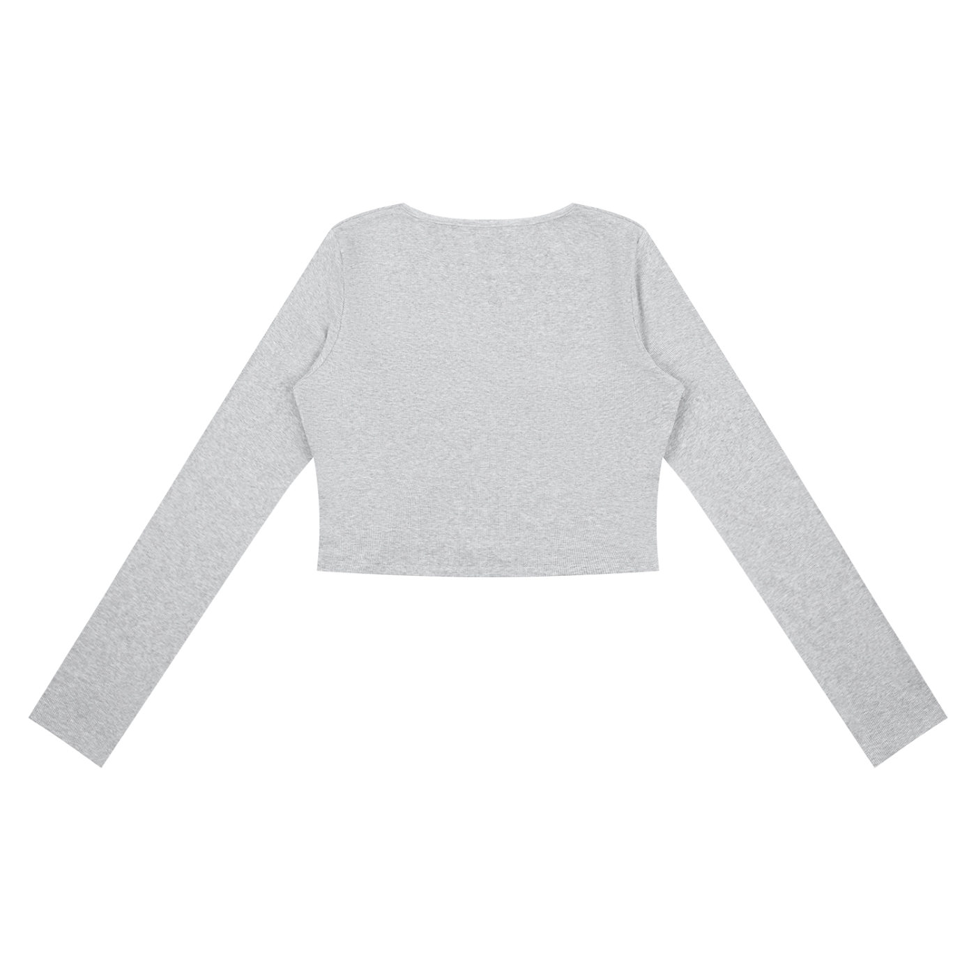 Ruched Long Sleeve Crop T-Shirt
