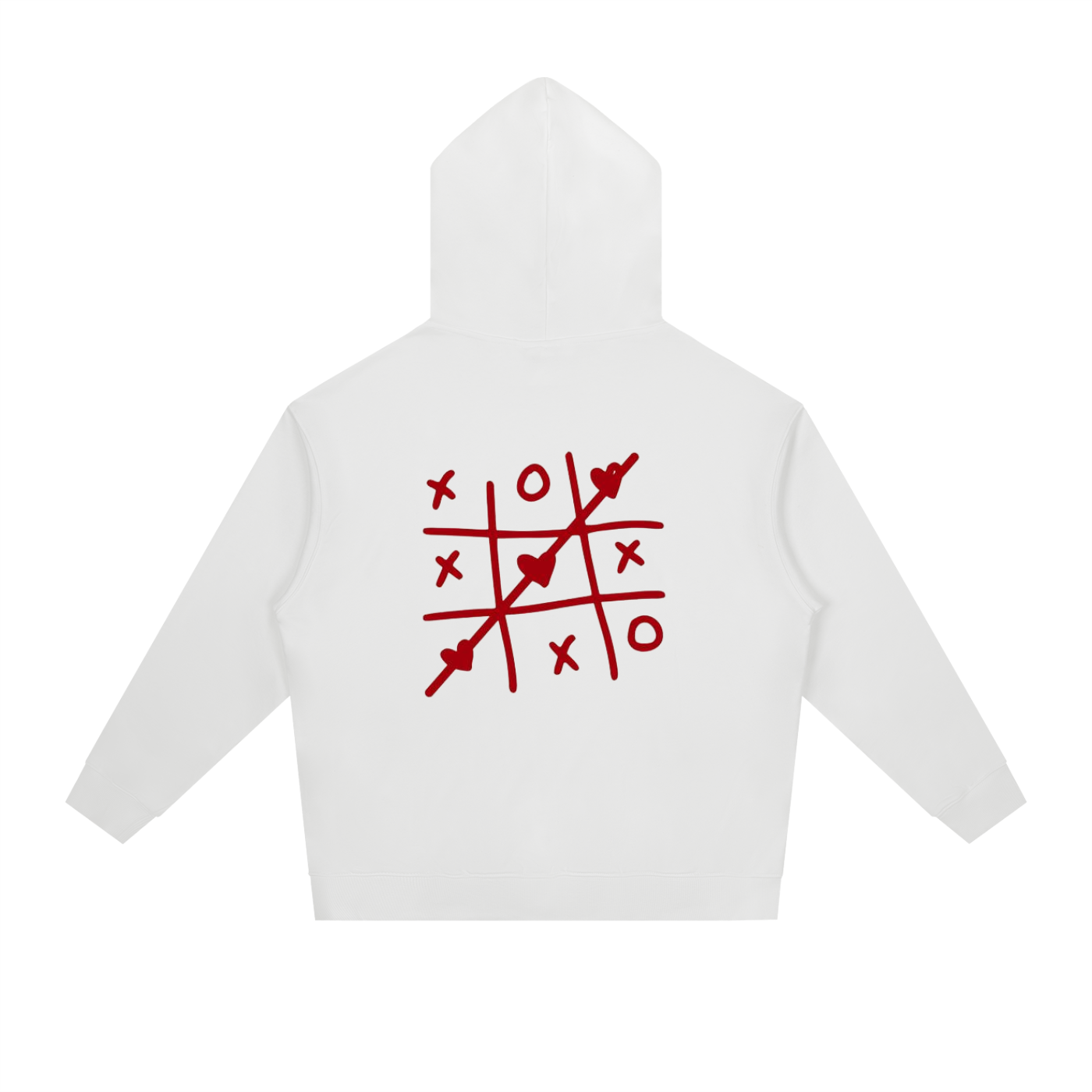 Tic Tac Toe Heavyweight Drop-Shoulder Hoodie