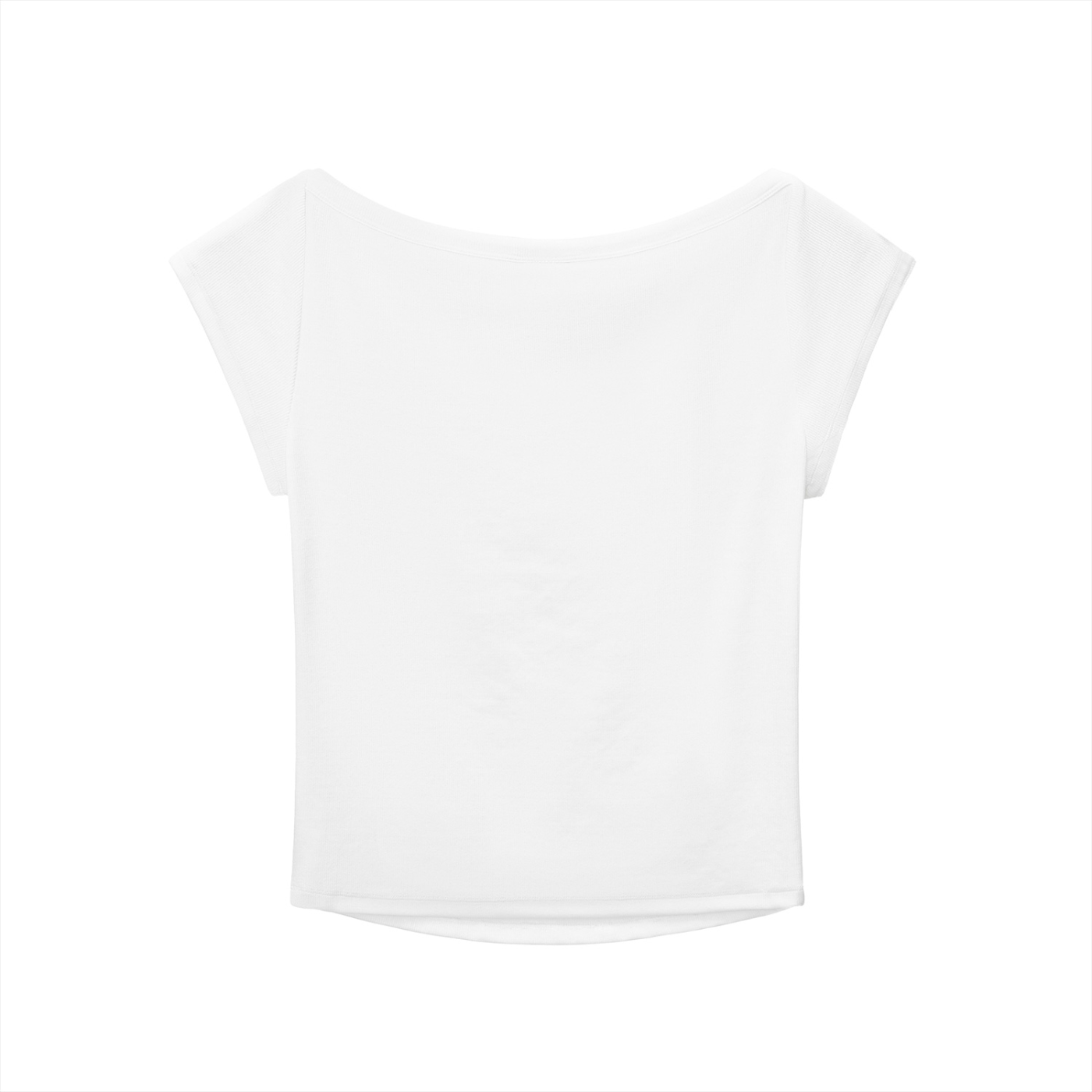 Edgy Wide Neck T-shirt